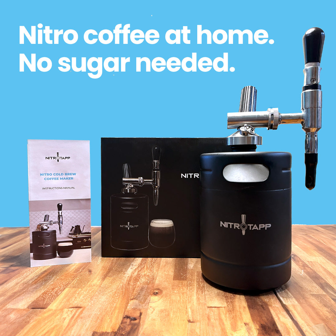 Zulay Kitchen Nitro Cold Brew Coffee Maker with Pressure Relieving