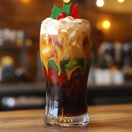 Festive Christmas Nitro Cold Brew Recipe with Cold Foam Toppings